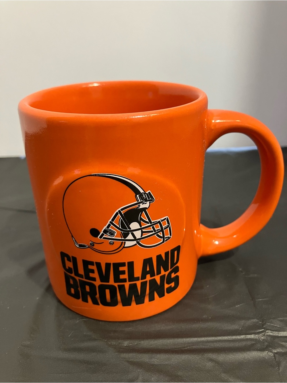 Orange Ceramic Cleveland Browns Coffee Mug